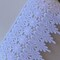 1 Yard White 4 Inch Lisetta Elegant Floral Organza Lace Trim for Wedding Dress Costume
